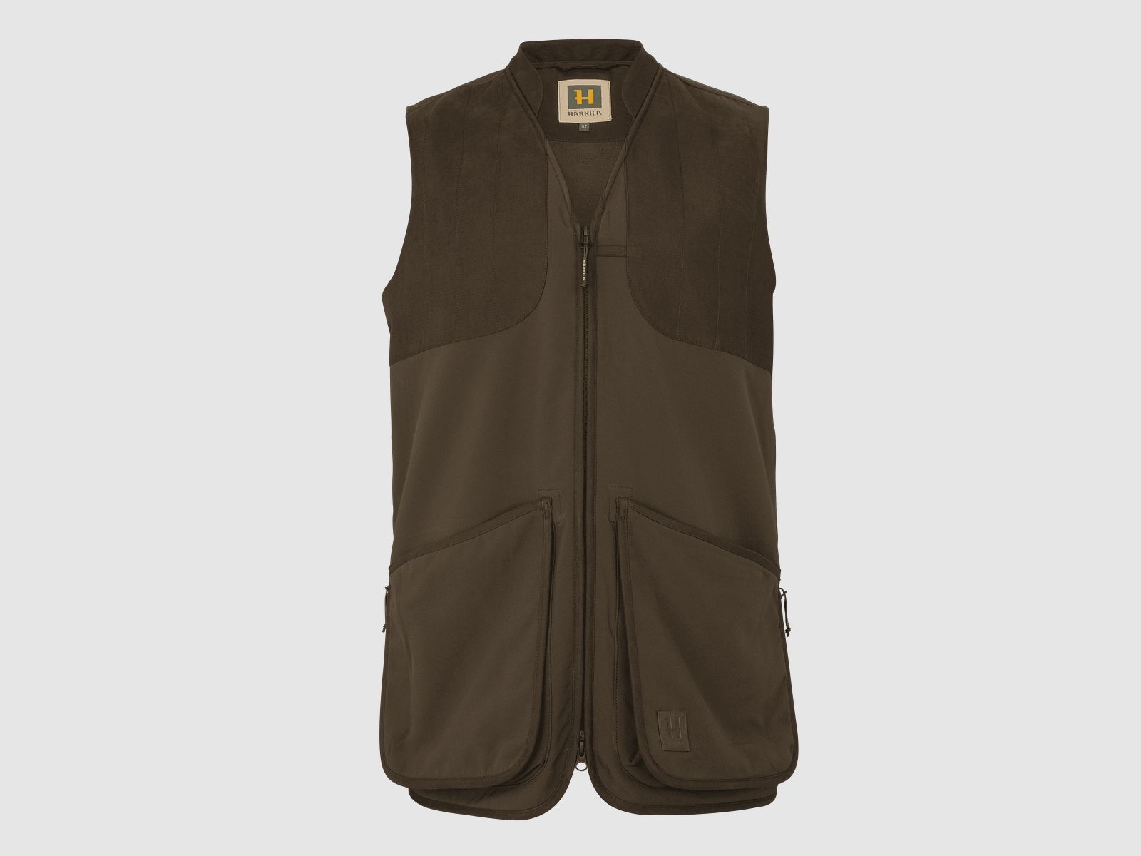 Härkila Skye Shooting vest Men Willow Green/Shadow Brown 52