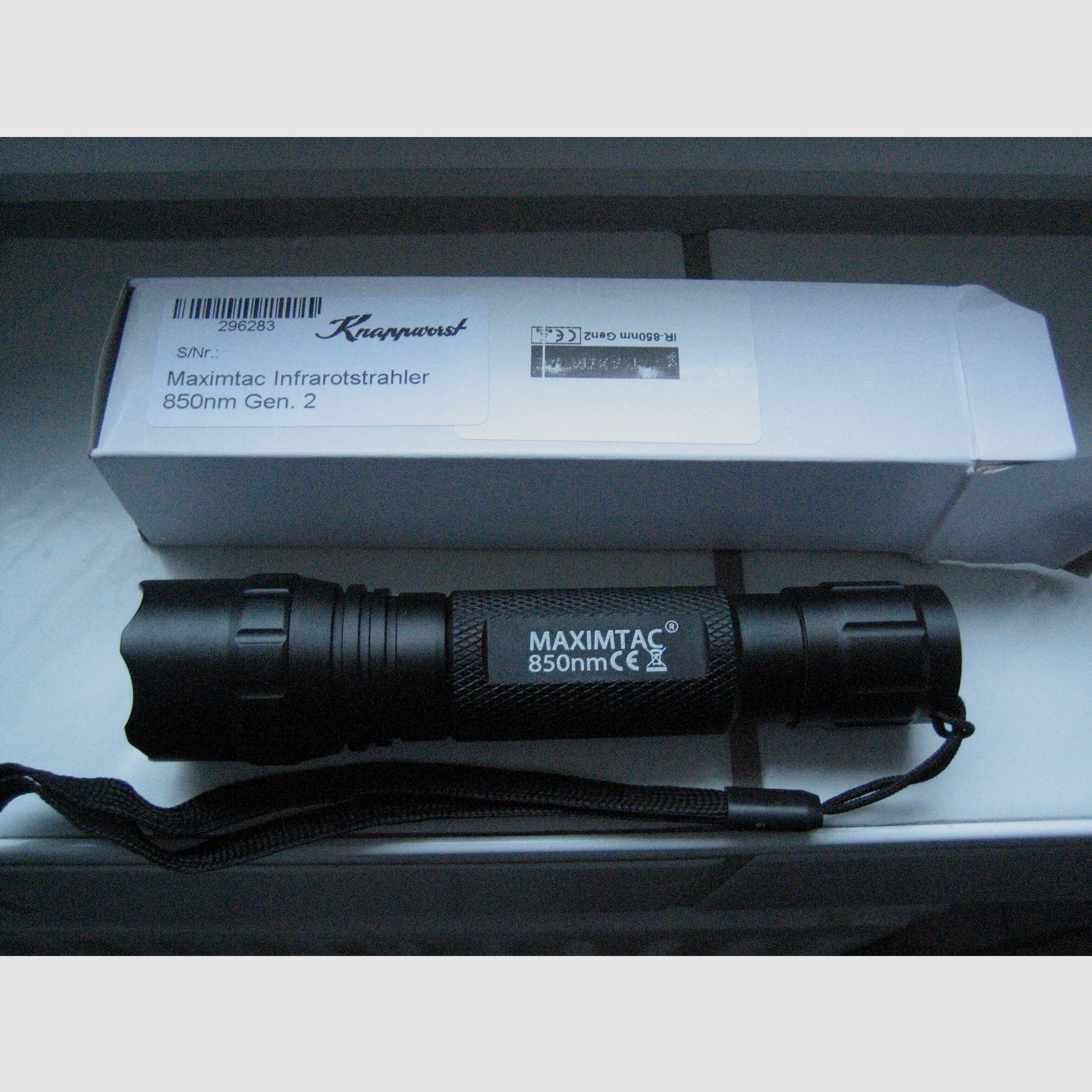 Sytong Night Vision HT-660 plus Maximtac Infrared Illuminator 850nm Gen. 2