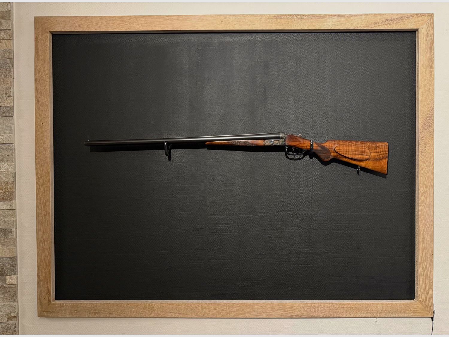 Very well preserved double shotgun from 1936 - Made in Germany (Hans Larsson) - Cal. 12/70
