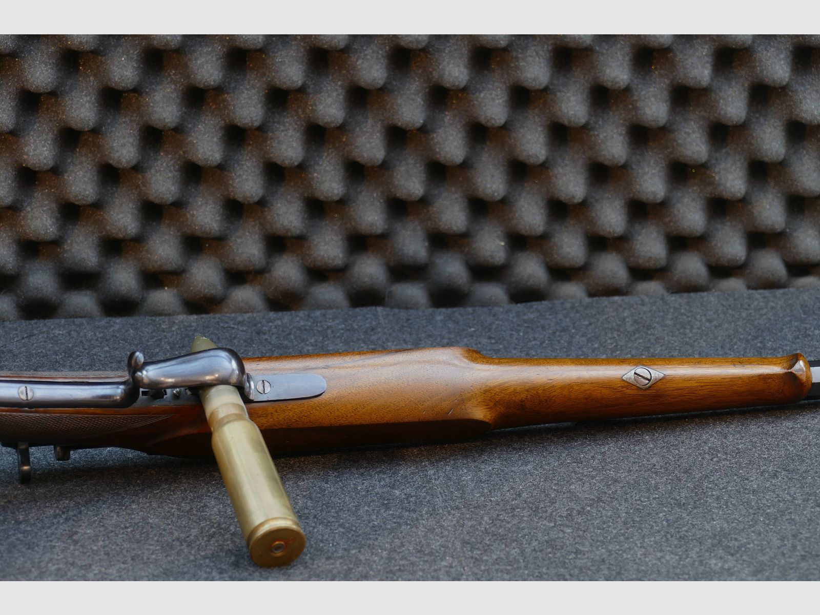 Sammlerstück: Einzellader-Büchse auf Beaumont-Basis — 11.3×50R / 11×52R Beaumont Holandés 1878 Dutch Beaumont