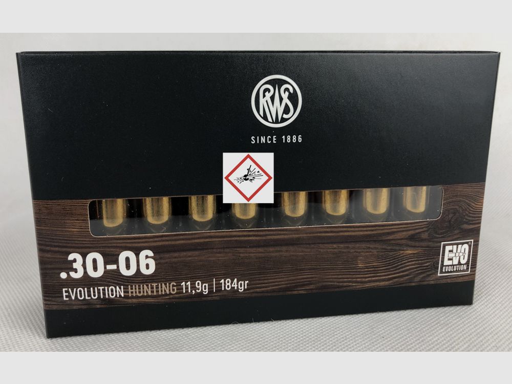RWS EVOLUTION munizione da caccia cal. .30-06 184gr