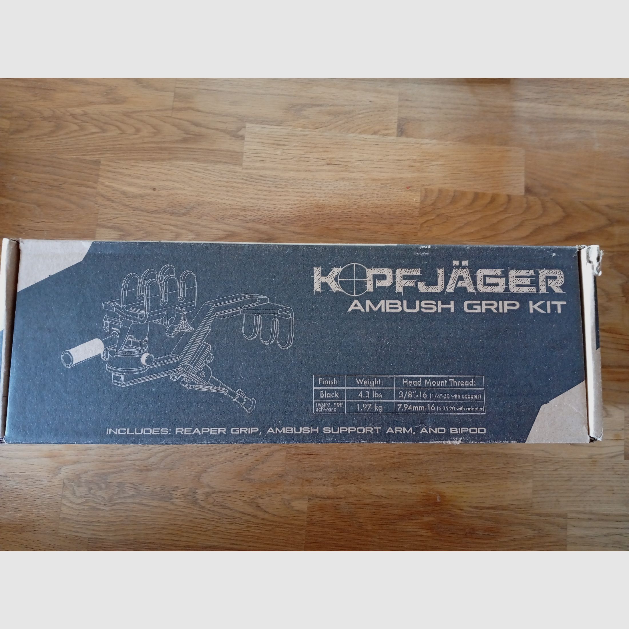 Kopjager Hinterhalt handgreepset