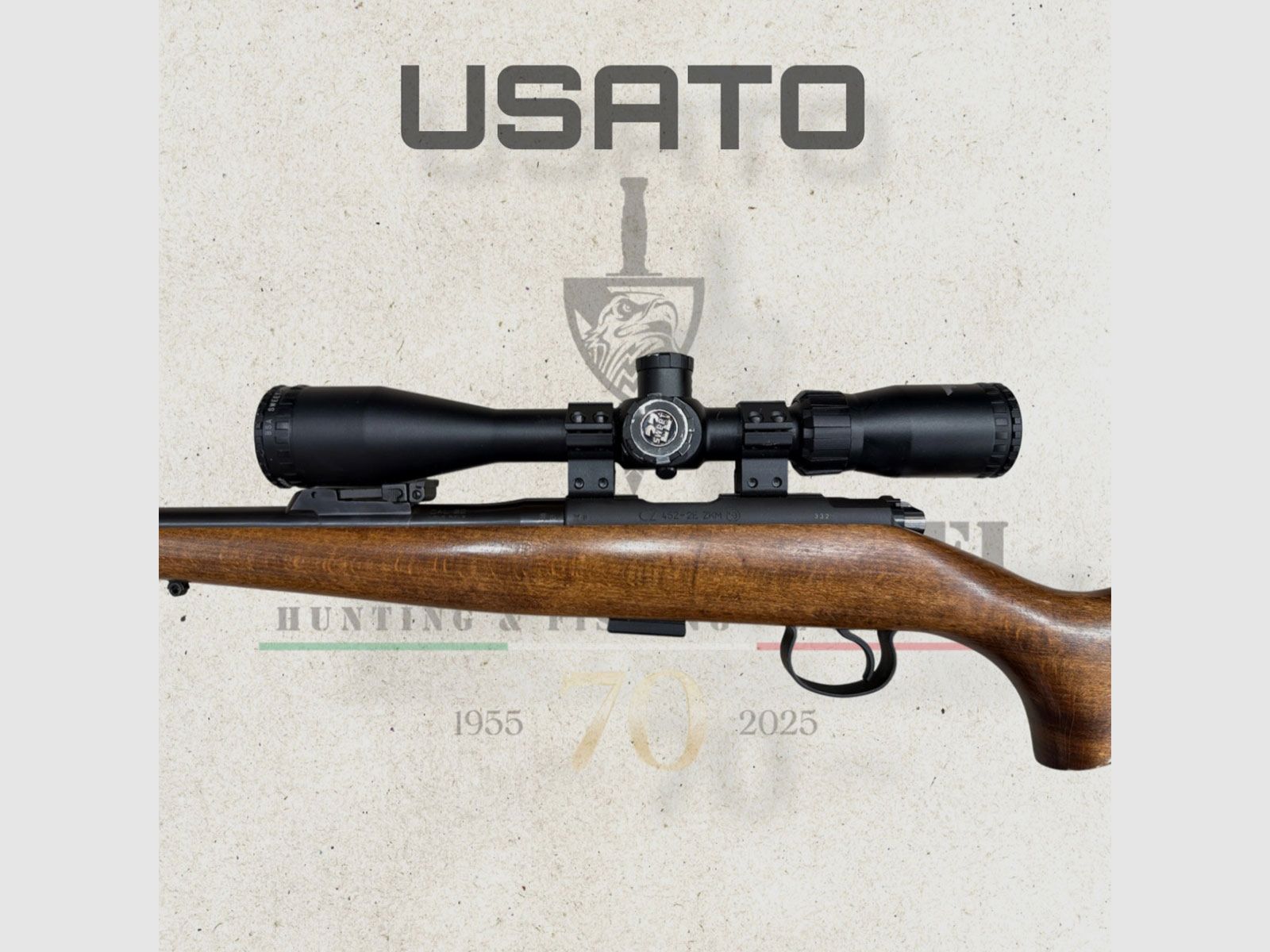 USED – RIFLE – CZ MOD. 452-2E ZKM cal. 22LR, image 4 of 4