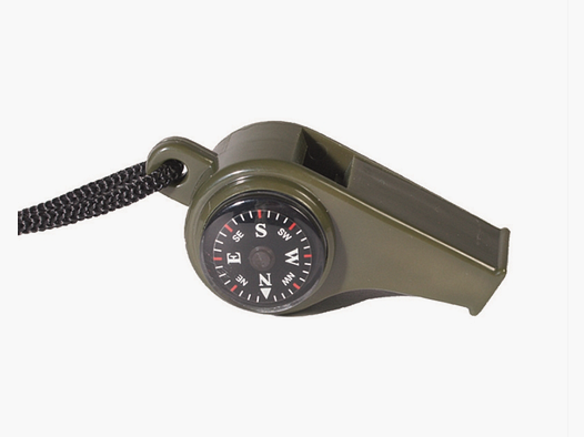 S.O.S Whistle with Compass