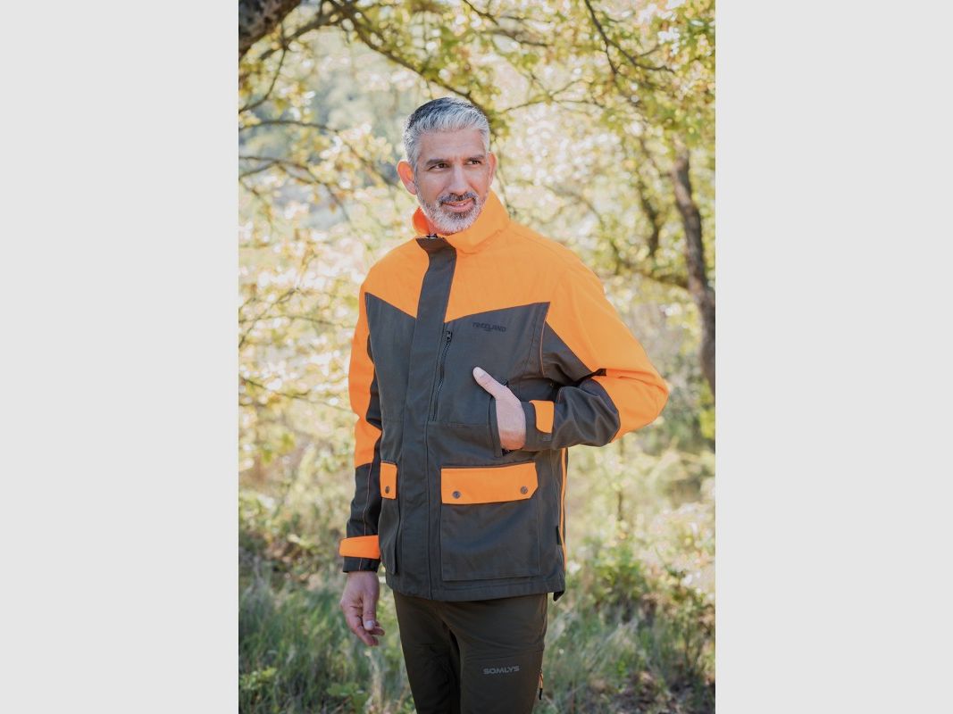 Zweifarbige warme Jagdjacke Treeland, Bild 6 von 7