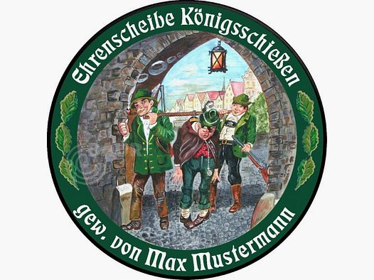 Schützenscheibe ECO-LINE Motiv 219