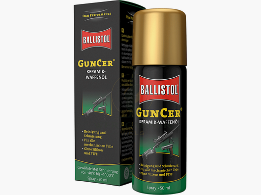 Ballistol GunCer Keramik-Waffenöl Spray 50 ml