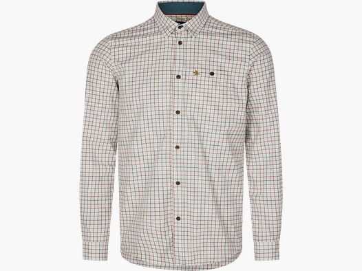 Oxford Shooting Shirt Grape Leaf/Terracotta Check L