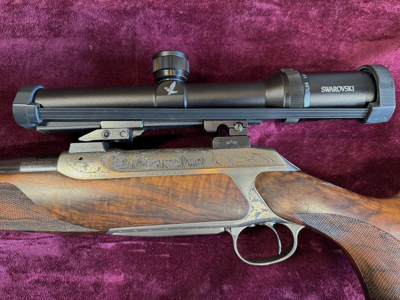 BOLT ACTION GEWEER SAUER 202L MET ALCI INGRAVING BEPERKTE SERIE, afbeelding 1 van 7