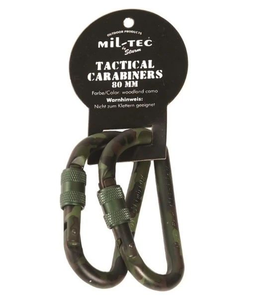 Karabińczyk 8 cm dwupak - karabinek moro Mil-Tec