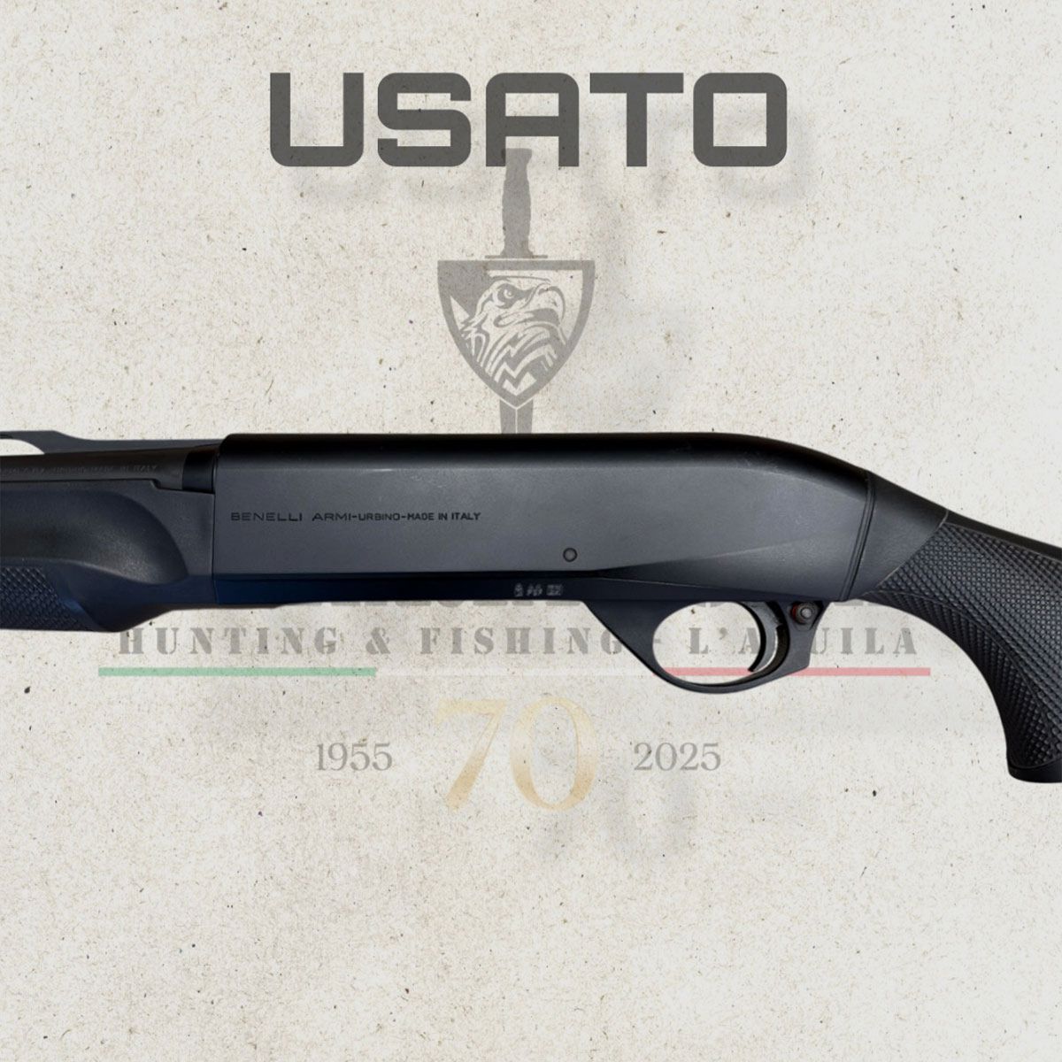 GEBRUIKT – SEMIAUTOMATISCH GEWEER – BENELLI MOD. M2 kal. 20, afbeelding 5 van 5