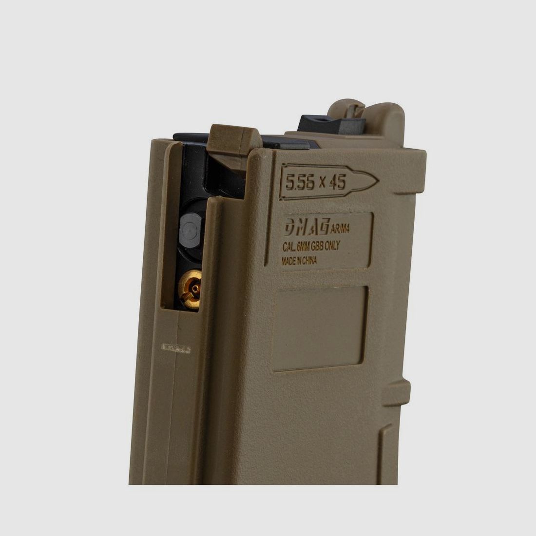 Gas-Magazin Double Eagle für GBBR N4 MWS Gen 3 Noveske - Farbe Tan - Hohe Kapazität und Zuverlässigkeit, Bild 3 von 5