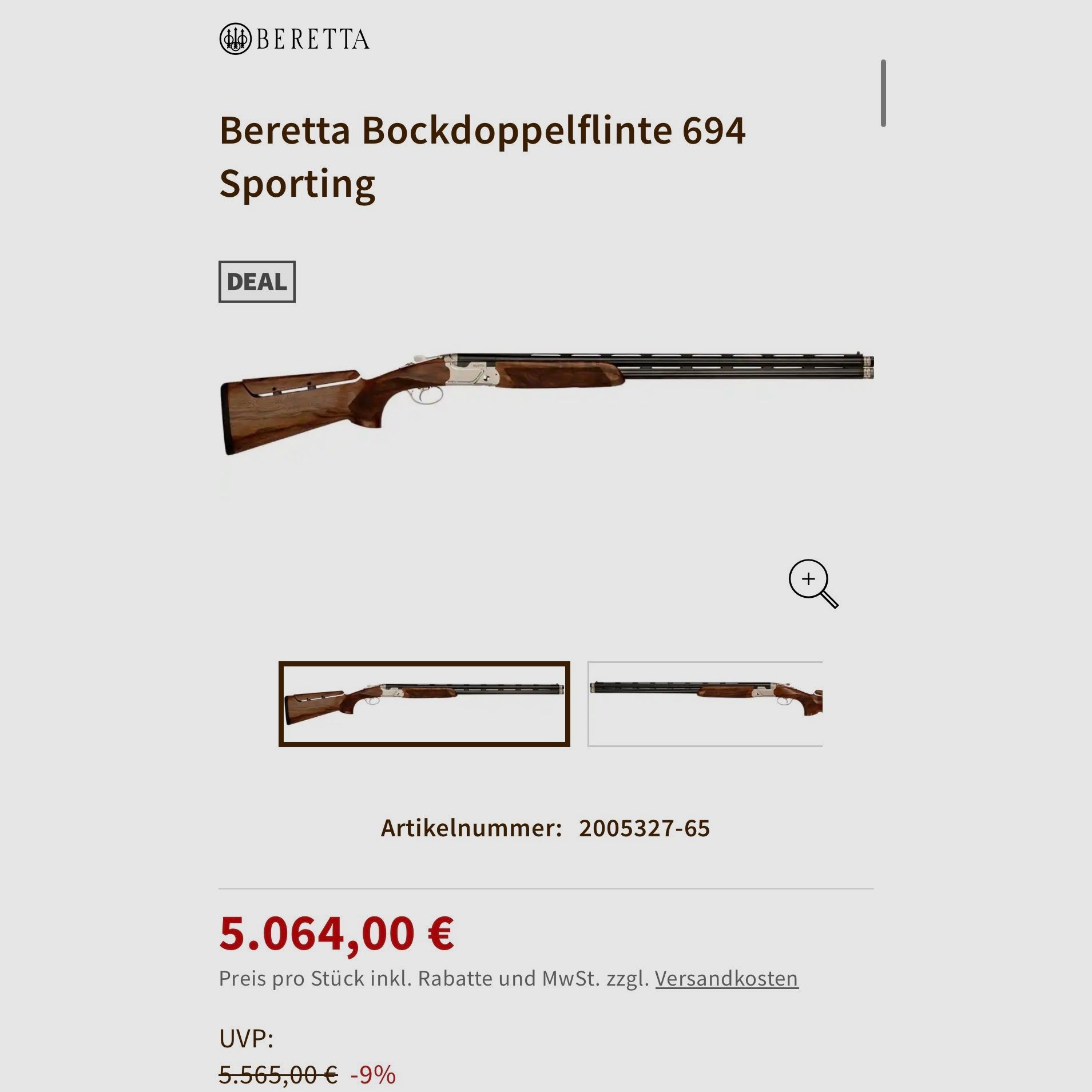 Beretta 694 Sporting AS