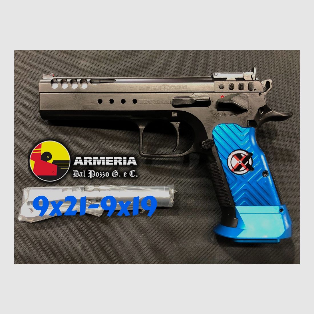 TANFOGLIO LIMITED CUSTOM XTREME 9X19 + CANNA 9X21, immagine 1 di 3