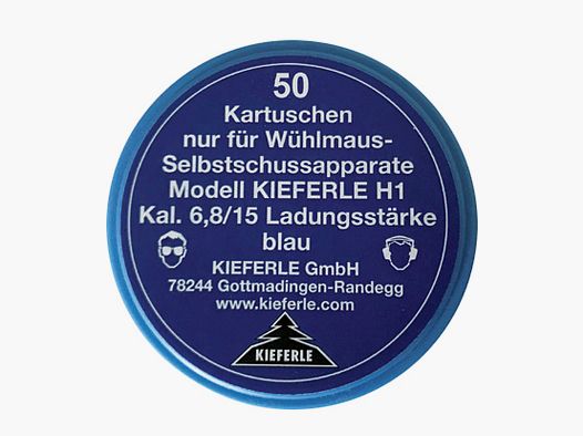 Spezialkartuschen Kal. 6,8/15 nur für H1