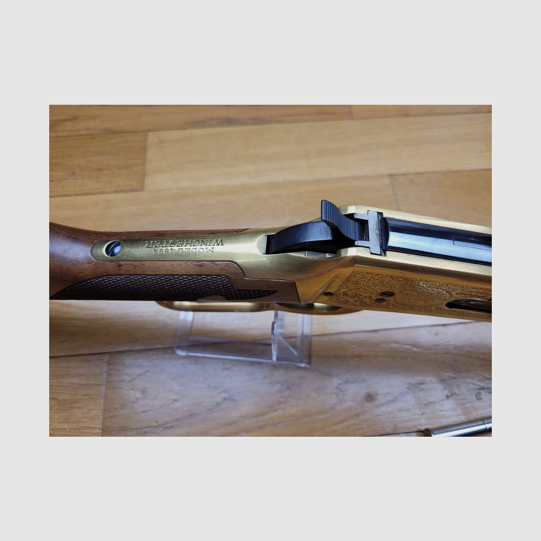Winchester commemorativo "Oliver F. Winchester" 1894 – 20.000 esemplari – Quadrature superbe – 38-55Win – Scatola originale – Condizione TOP!, immagine 30 di 30