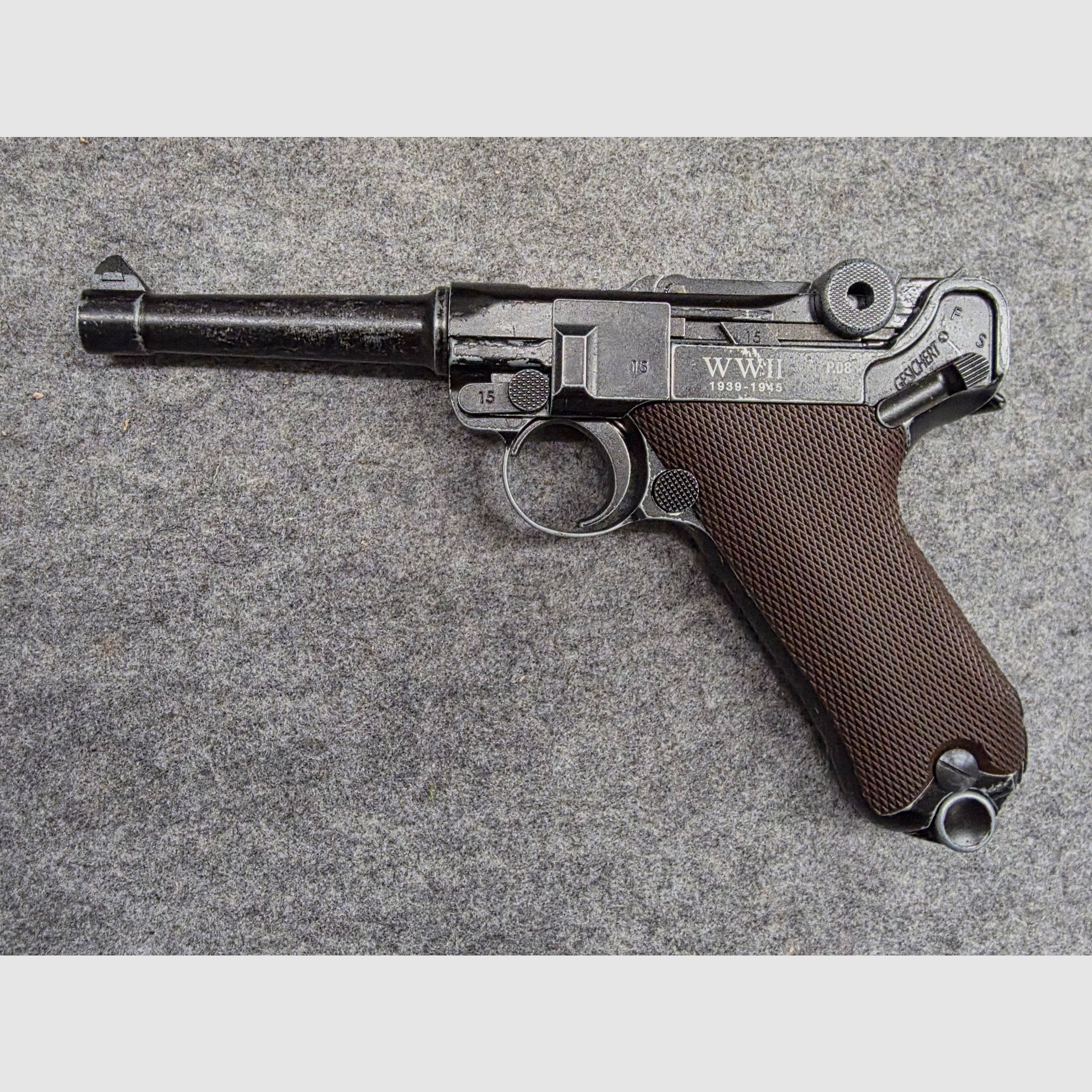 Umarex Legends P08 Luger WWII Special Edition Co2 Pistole mit Blowback  Cal. 4,5 mm Stahl BB