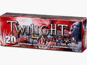 Twilight Silver Circle 15 mm - silver light halo (a20)