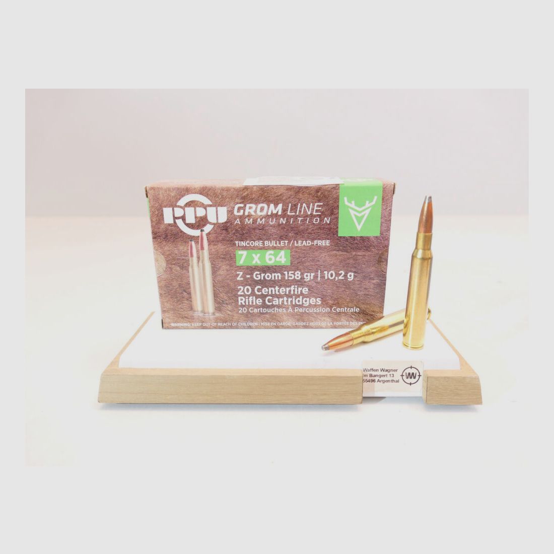 Prvi Partizan Z-Grom 10.2g/158grs à20 7x64