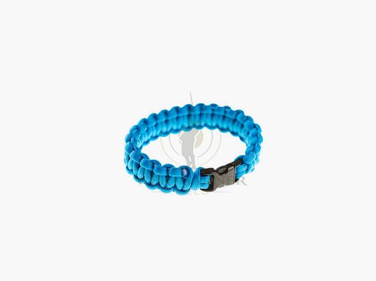 Bracelet paracord compact bleu