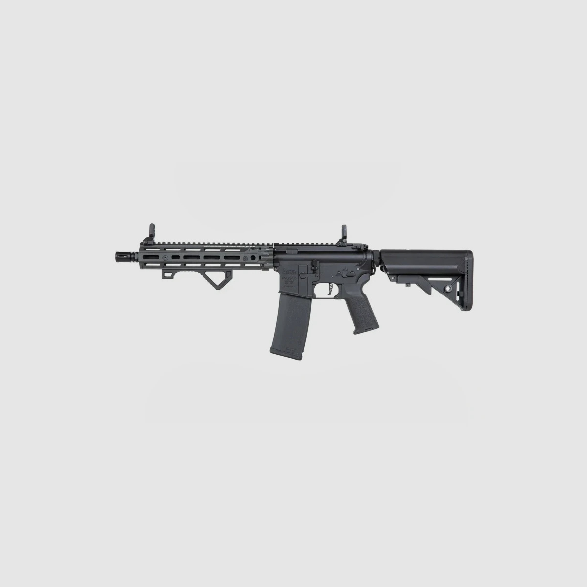 SA Daniel Defense® MK18 RIII M-LOK 10.5" (SA-P27 RIS III PRIME™ Aster II ETU BLDC™) Rifle Airsoft Libre a partir de 18 años – Steel Grey -F-