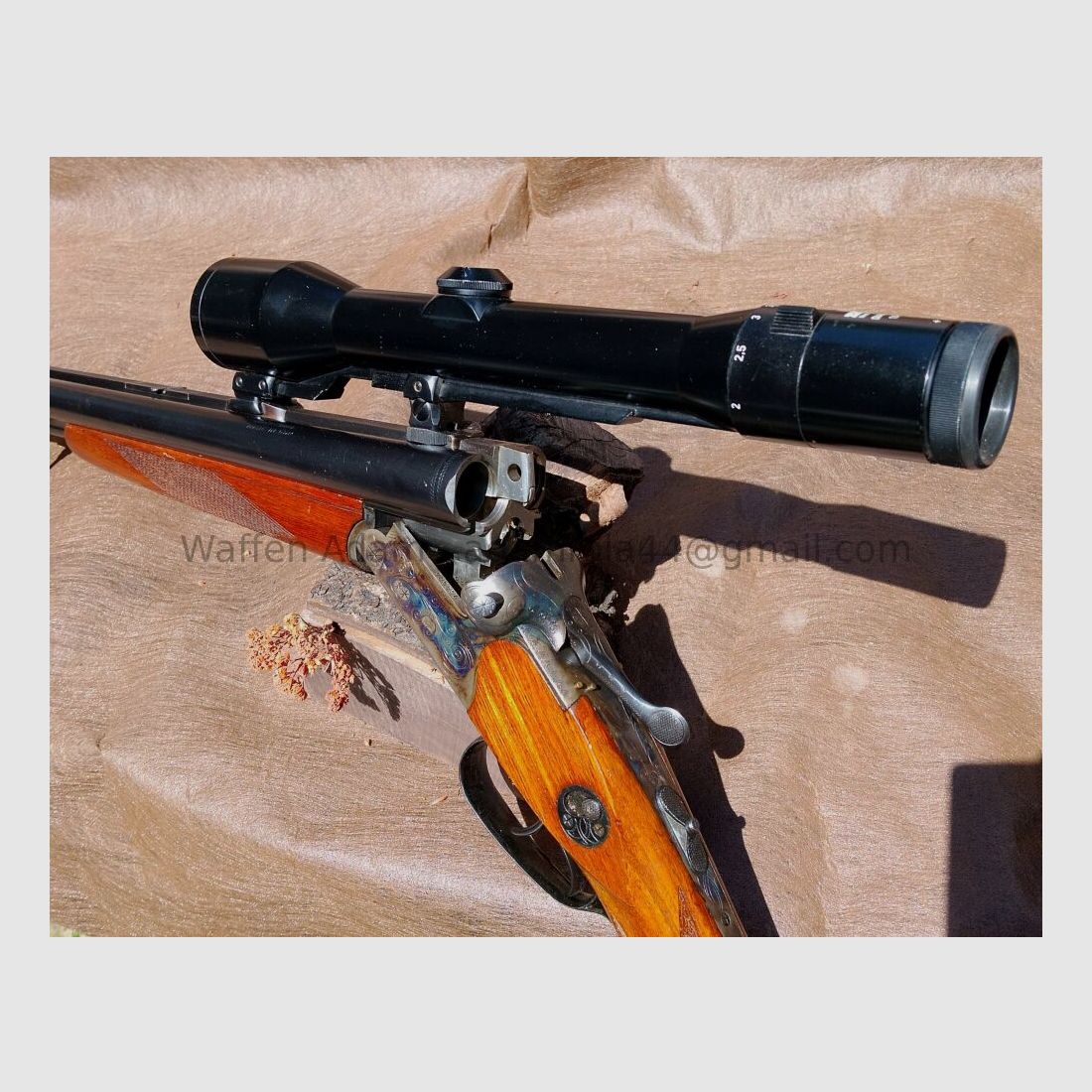 Simson Suhl Q1 Drilling M 32/78 m.variablem Zeiss Diavari Z, Abs. 1