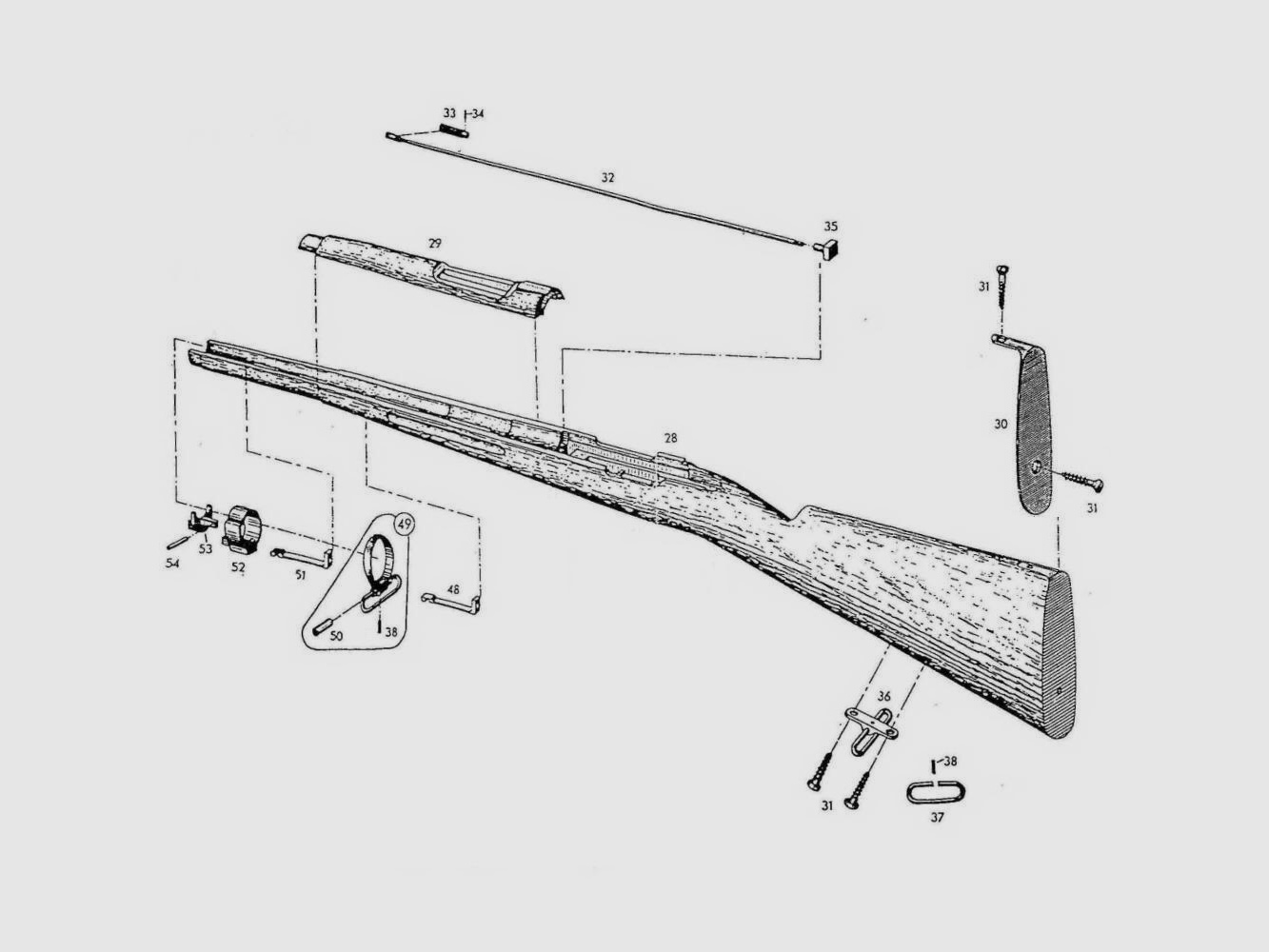 Schaftkappe Metall Nr.30