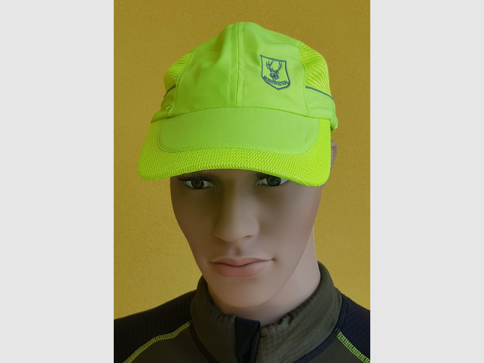 RESERVE POLYESTERHUT GELB FLUO GRÖSSE EINHEIT