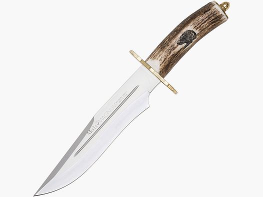 Cuchillo Muela Magnum con funda de cuero de alta calidad