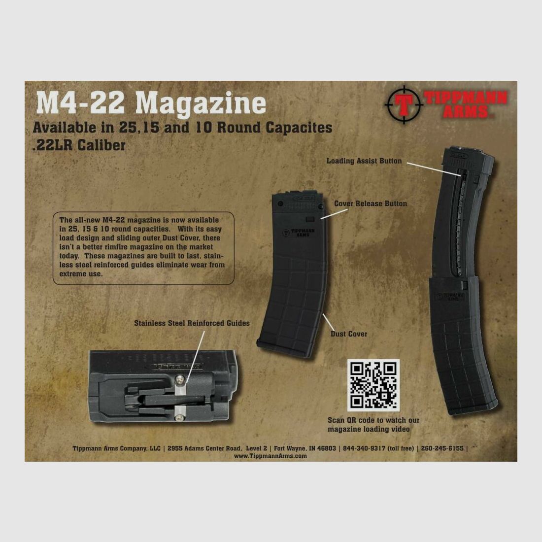 Tippmann Magazine Tippmann .22 lfb - 25 colpi