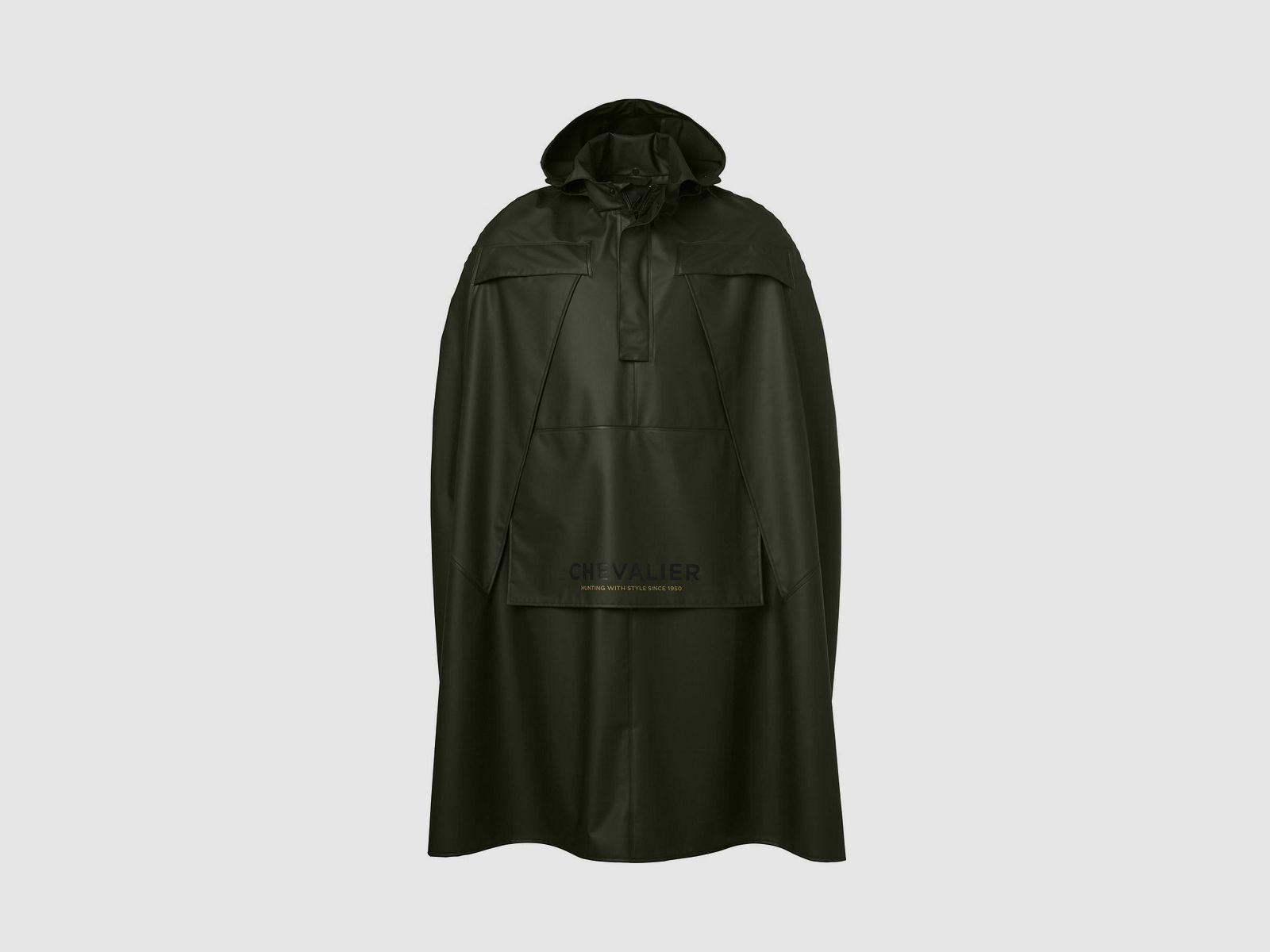 Chevalier Stratus Regenponcho Dunkelgrün - S/M
