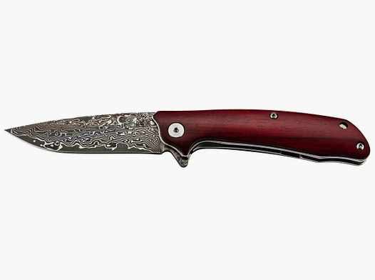 PUMA TEC Damast Vouwmes, Sandelhout met Clip