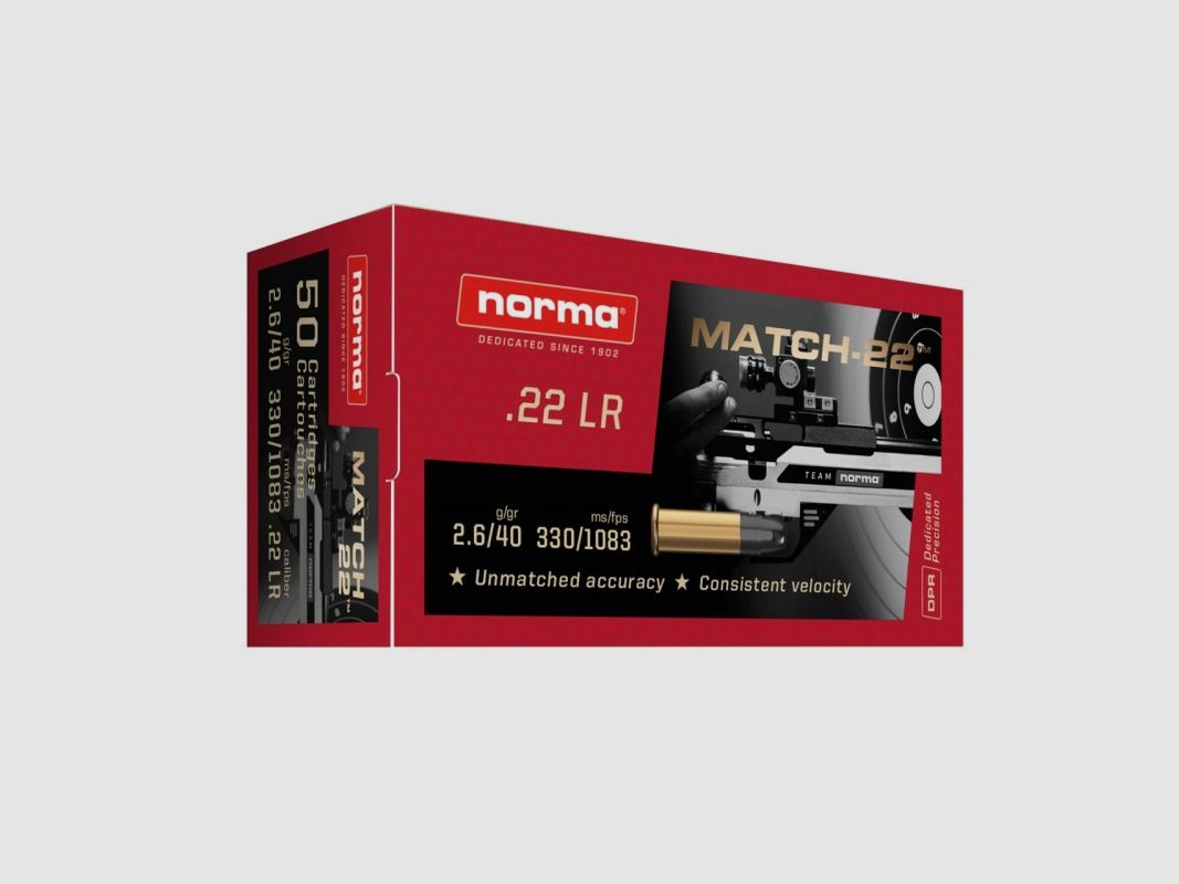 NORMA MATCH 22LR - 40GR