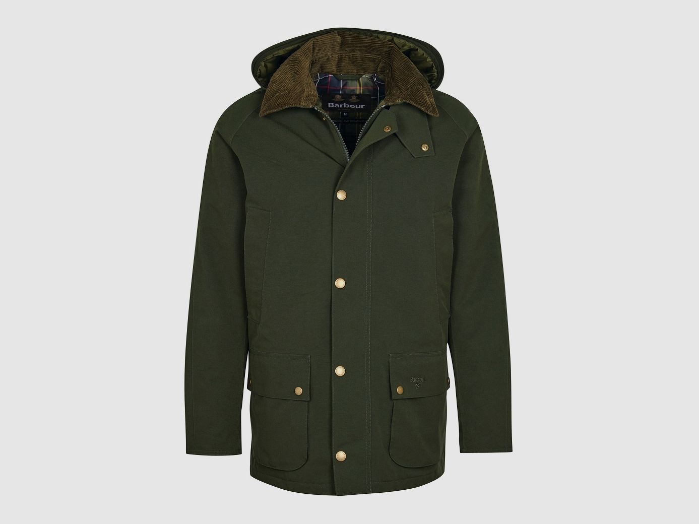 Barbour Winter Ashby Jacke, nicht gewachst, wasserdicht