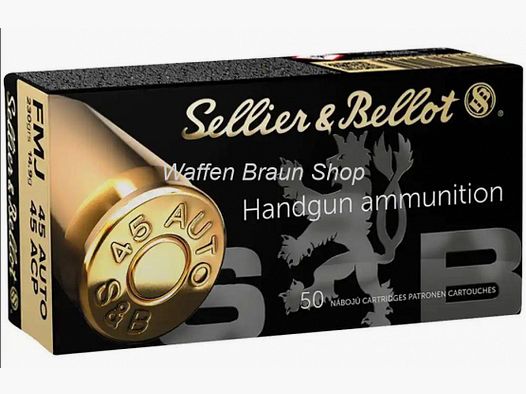 S+B .45ACP FMJ 230grs. 50ud