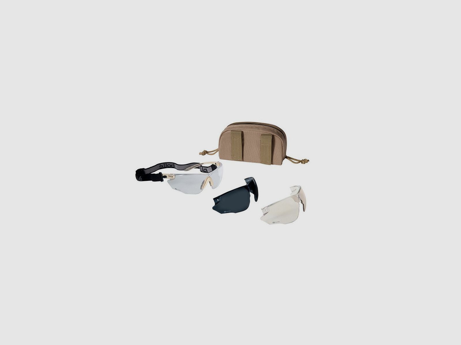 Bolle Tactical – occhiali balistici Combat – Tan – Combkits, immagine 1 di 4