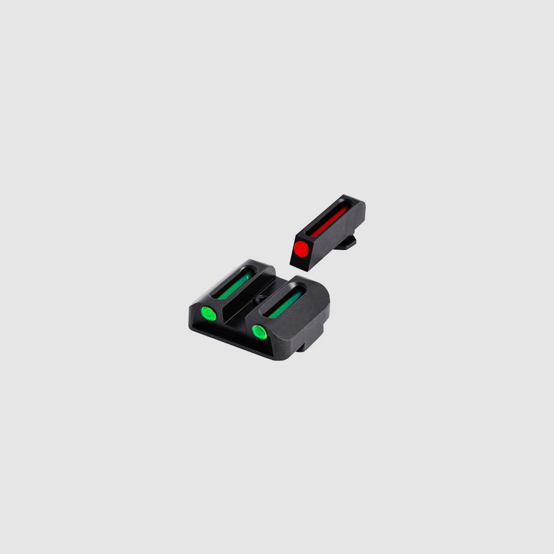 Mirino e punto di mira in fibra ottica Truglo per Glock (basso)