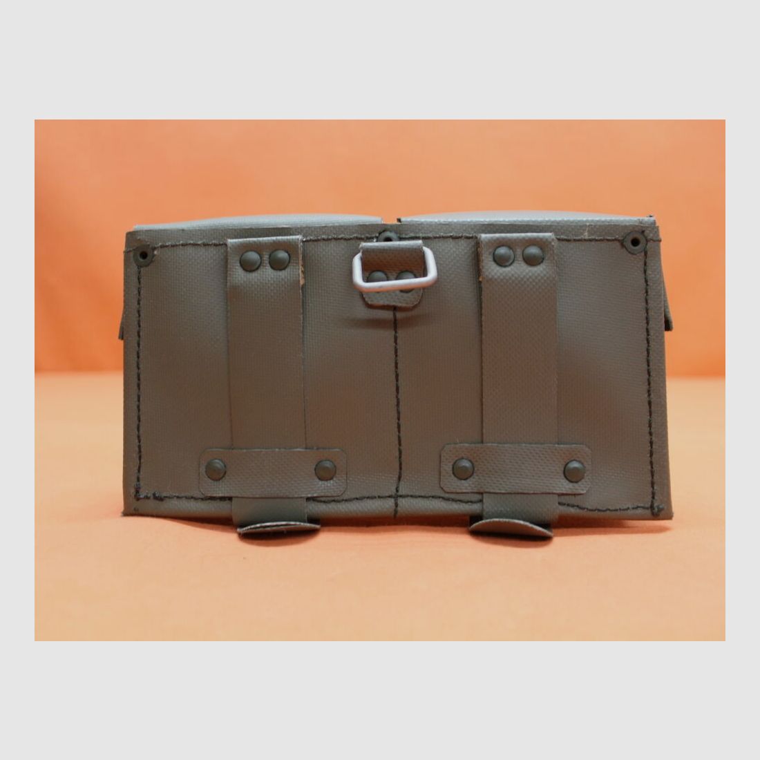 BUND SURPLUS Heckler&Koch HK G3: Tasche per caricatori POLIZEI? PSG-1? Tessuto composito oliva per 2 caricatori 10 colpi RARITÀ!