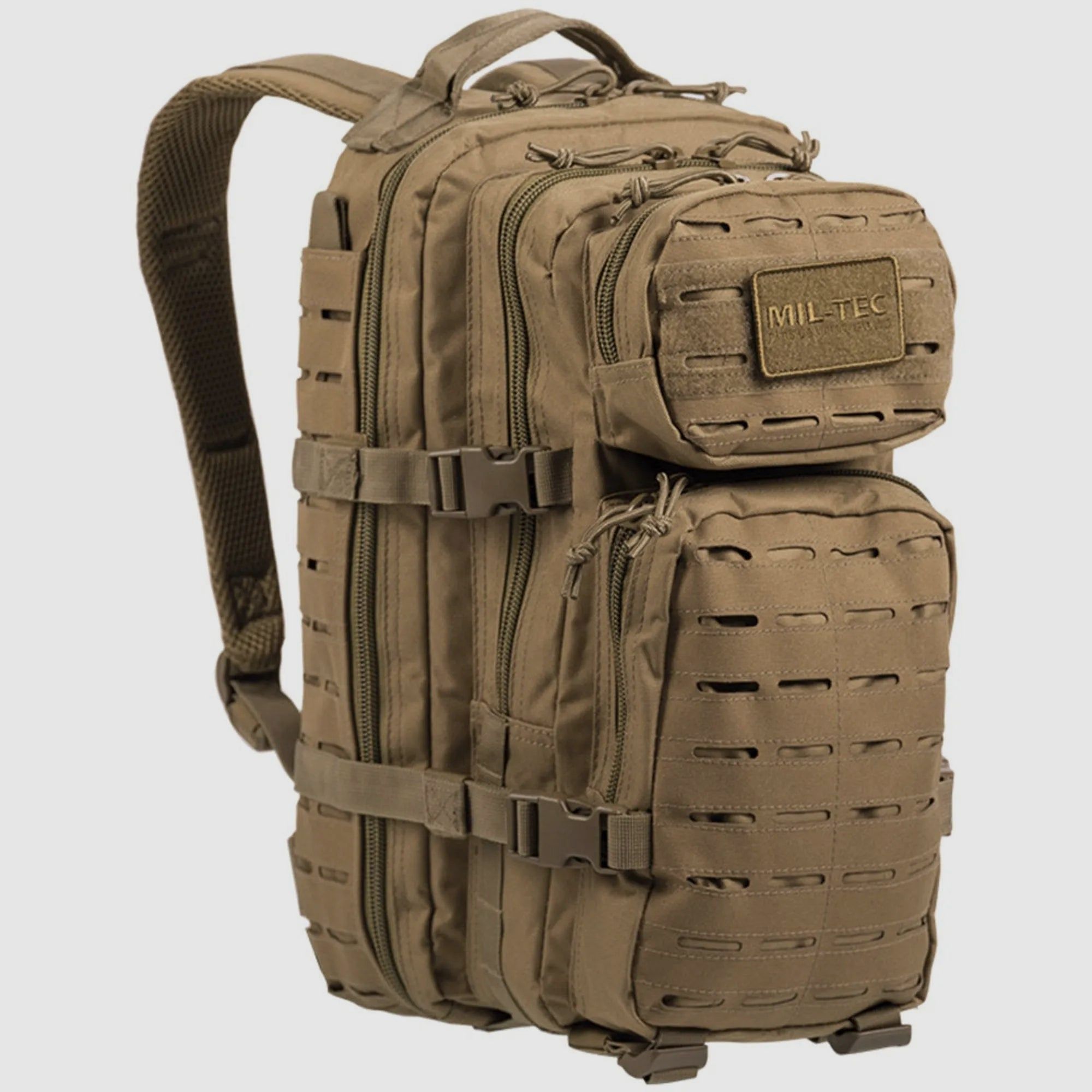 Mil-Tec Rucksack US Assault Pack SM Laser Cut coyote