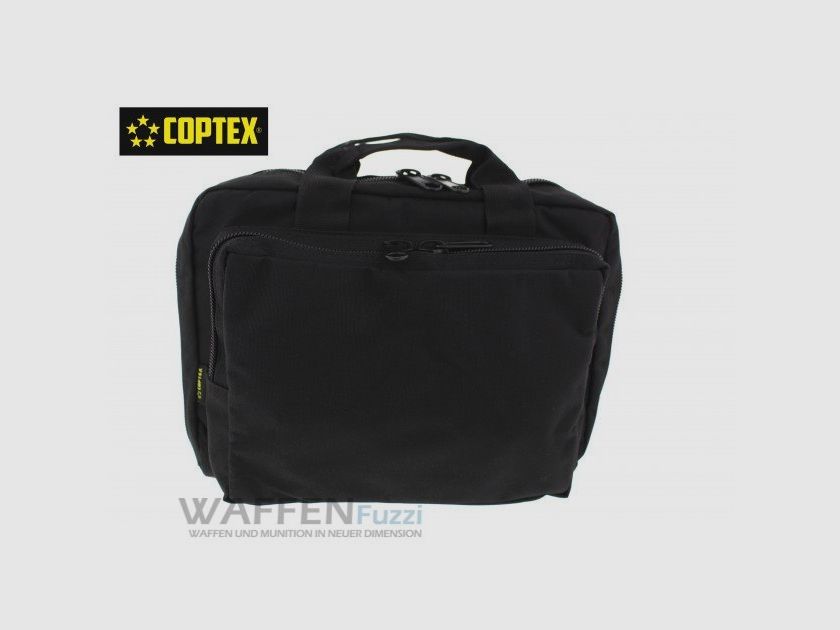 Coptex podwójna torba na pistolet z kieszenią na akcesoria