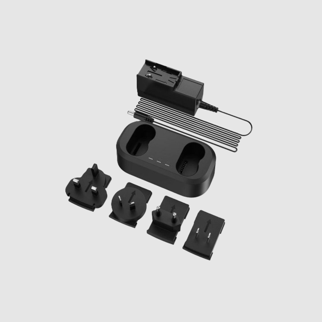 Hikmicro Habrok Pro Dual Bay Ladegerät HM-20322ZC
