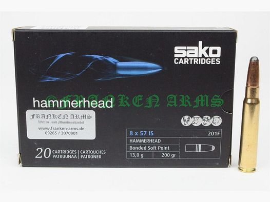 Sako Hammerhead 8x57IS 200gr. 13,0g 20 Stück Staffelpreise