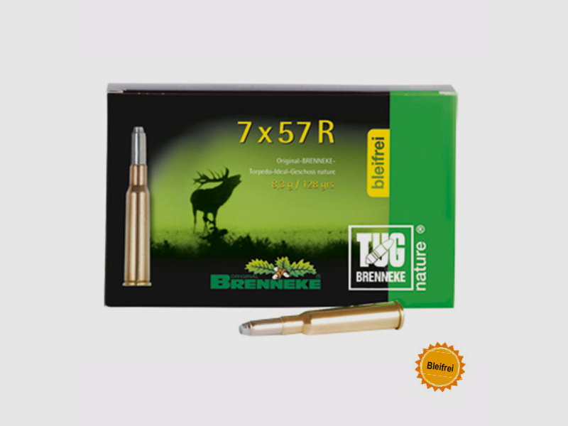 Brenneke 7x57 R 128GR TUG nature+ 20 cartucce