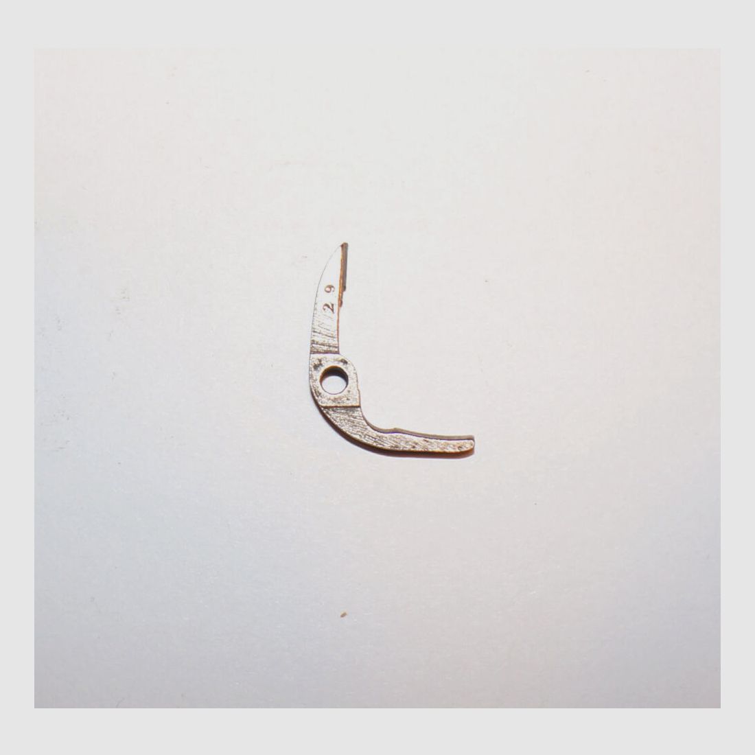 Usine d'armement de Berne, levier d'angle d'occasion pour pistolet d'ordonnance suisse Parabellum 1906, cal. 7,65mmPara, W+F P08