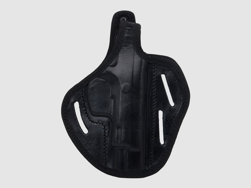 Schnellziehholster Formholster GĂĽrtelholster fĂĽr Schreckschuss Pistole Browning GDPA Leder schwarz