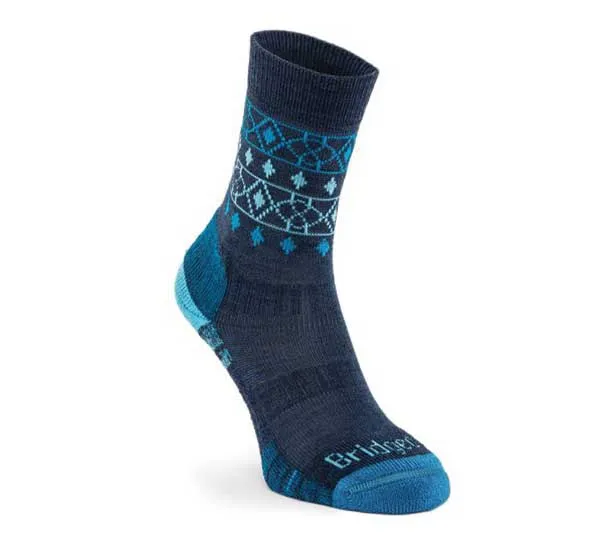 Bridgedale - Skarpety damskie Hike Lt Merino E - denim/blue