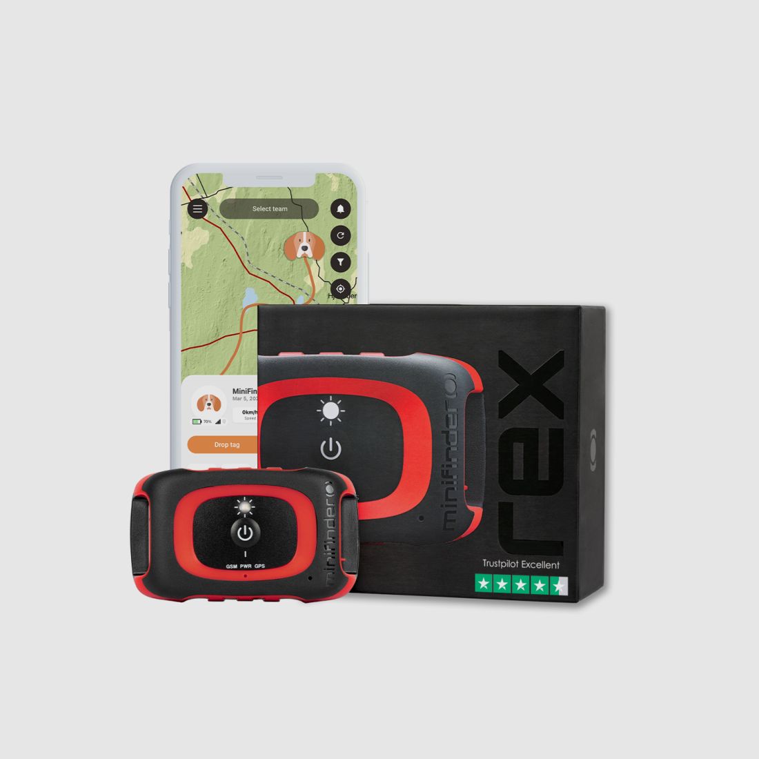 MiniFinder Rex Hondenfinder