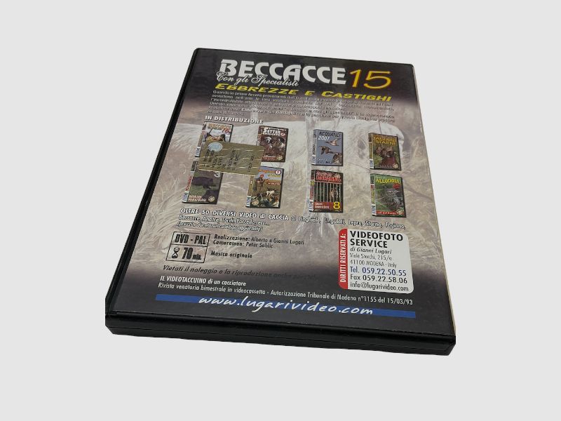 LUGARI VIDEO – DVD BECCACCE 15 Met de specialisten “EBBREZZE E CASTIGHI”, afbeelding 2 van 2