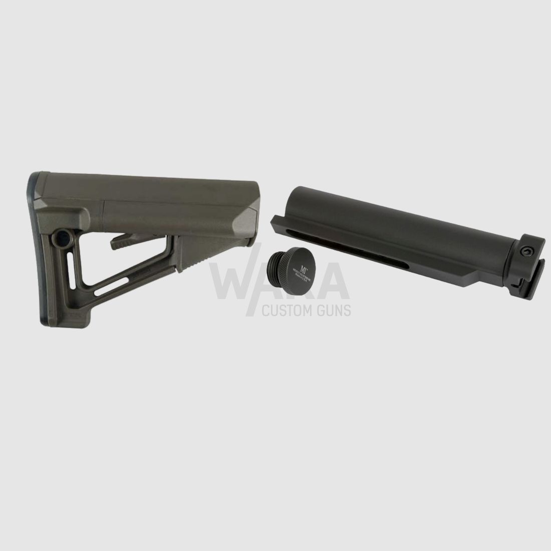 Magpul STR Kit auf NAR, OD Green