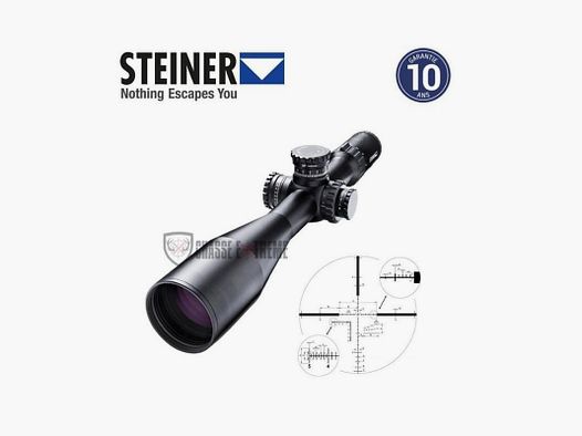 Telescopio STEINER Military M5xi 5-25x56 Reticolo Msr2 Lpf Cw Nero